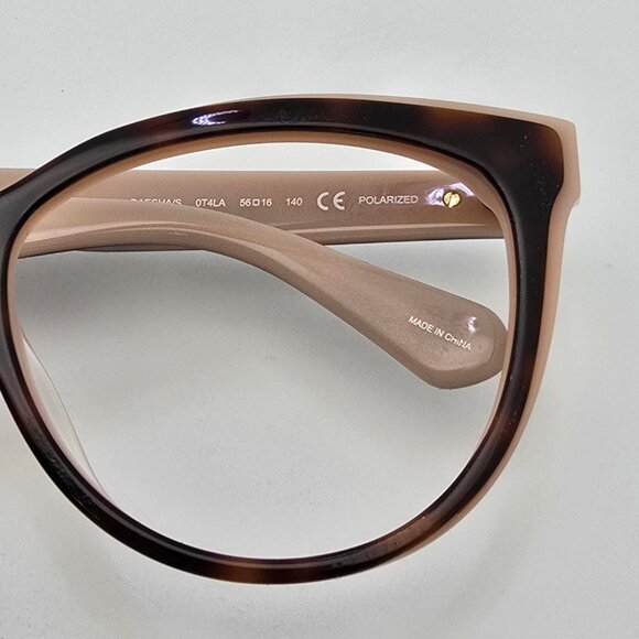 Kate Spade Daesha Havana on Baby Pink Cat Eye Sunglasses Frame w/ Case 56-16-140 main image 9